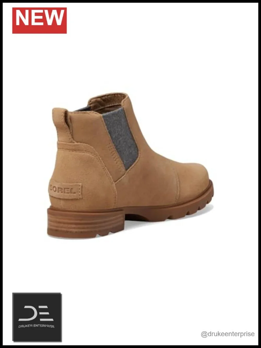 Waterproof Suede Chelsea Boots Women Ankle Bootie Pull-On